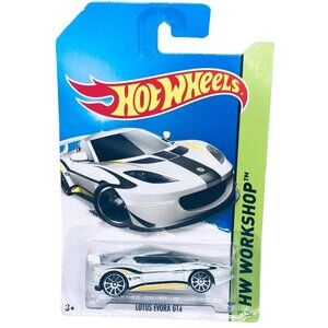 Hot wheels Lotus Evora GT4 hw workshop 193/250 white BFD67/07B3 2013 new READ